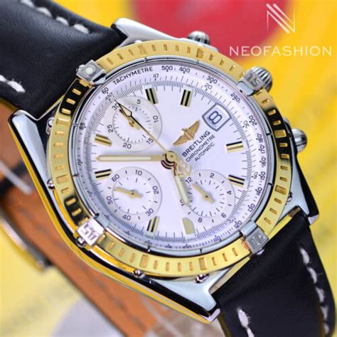 breitling chronomat two tone white dial|breitling chronomat watch price.